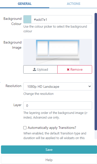 Transitions Layout
